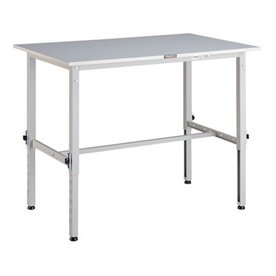トラスコ TRUSCO 業務用 高さ調節式作業台 基本タイプ ホワイト 1200X750X650～950mm RAEM-1200 W 467-2348