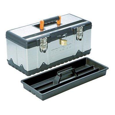 トラスコ TRUSCO オレンジブック 工具箱 ツールボックス ステンレス おしゃれ ステンレス工具箱 シルバーTSUS-3024L 389-4878