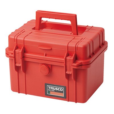 トラスコ TRUSCO オレンジブック 工具箱 ツールボックス おしゃれ プロテクターツールケース レッド TAK-33RE 160-7223