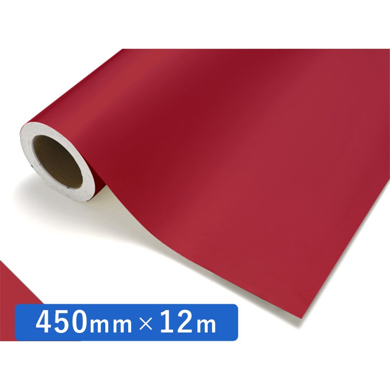 中川ケミカル カッティングシート レギュラーシリーズ 140 ルビー 450mm×12m ロール 装飾 カラー シート ディスプレイ 看板 お得