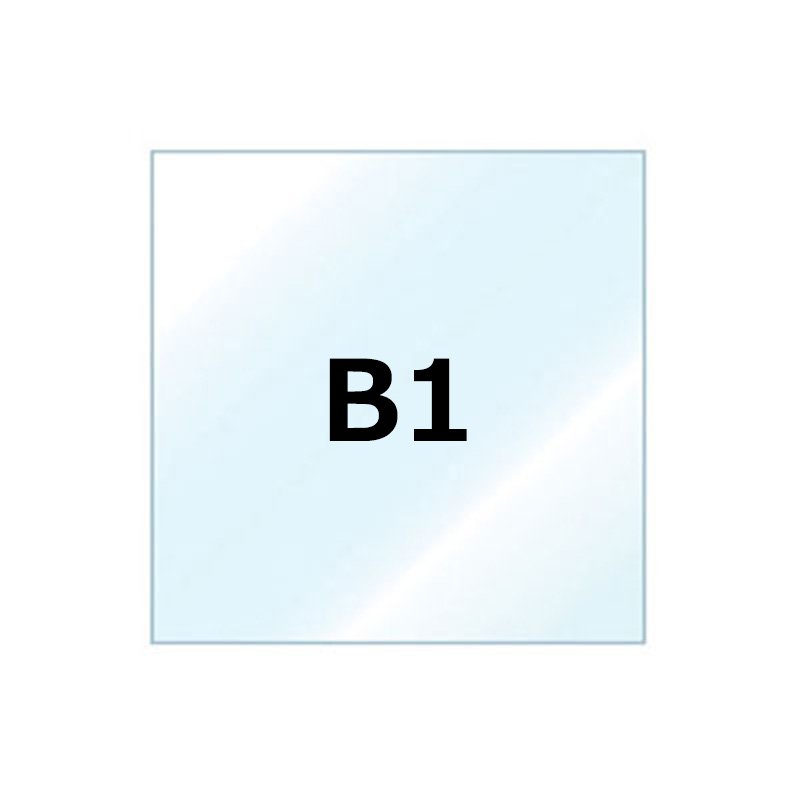 ポスターフレーム ポスター額 B1 壁付け 四辺開閉式 ポスターグリップ PG-20S用 透明アクリル面板 B1