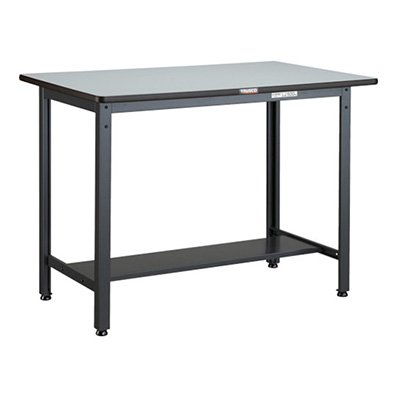 トラスコ TRUSCO 業務用 中量立ち作業台 基本タイプ ダークグレー 1200X750X885mm HAEWR-1275 241-5836