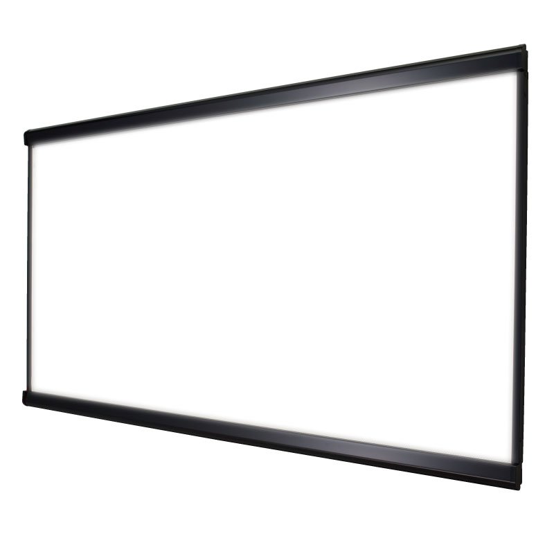 LEDライトパネル ポスターフレーム 1200×600横型 LEDスリムツーオープン PG-32R 高輝度 ツヤ有ブラックBG+B