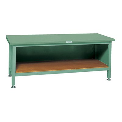 トラスコ TRUSCO オレンジブック 業務用 重量作業台 三方幕板付 グリーン 1800X750X740mm STWZ-1800 240-7060 58,080円