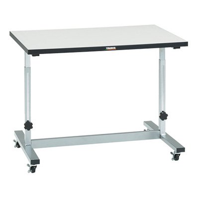 トラスコ TRUSCO 上下調節機能付軽量作業台 900X600X700～1000mm TWT-0960-NG 464-6614