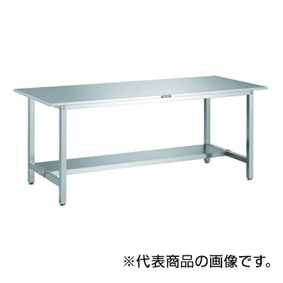 トラスコ TRUSCO オレンジブック オールステンレス作業台 下棚1枚付 1200X600X740mm SW3-1260LT 458-8983