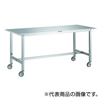 トラスコ TRUSCO オールステンレス作業台 ステンレス金具キャスター付 1200X750X853mm SW3-1275CS100 458-9041