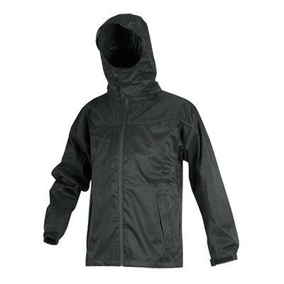 トラスコ TRUSCO オレンジブック フードが回るストレッチレインスーツ 透明ツバ付 ブラック 4Lサイズ NRSR-BK-4L 207-1623