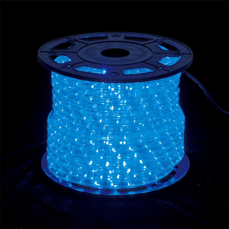 LEDテープライト イルミネーション 屋外 LED 360°発光ロープライトII ブルー 60755BLU