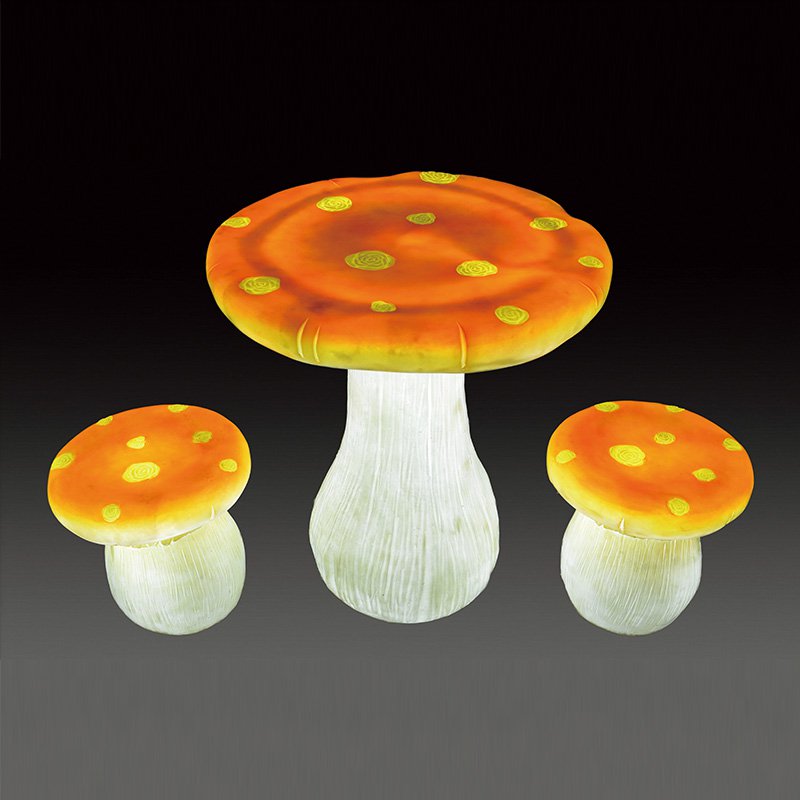 照度 毛の荒物 露天 毛の荒物 LEDナチュマル トリプル茸 62341-01