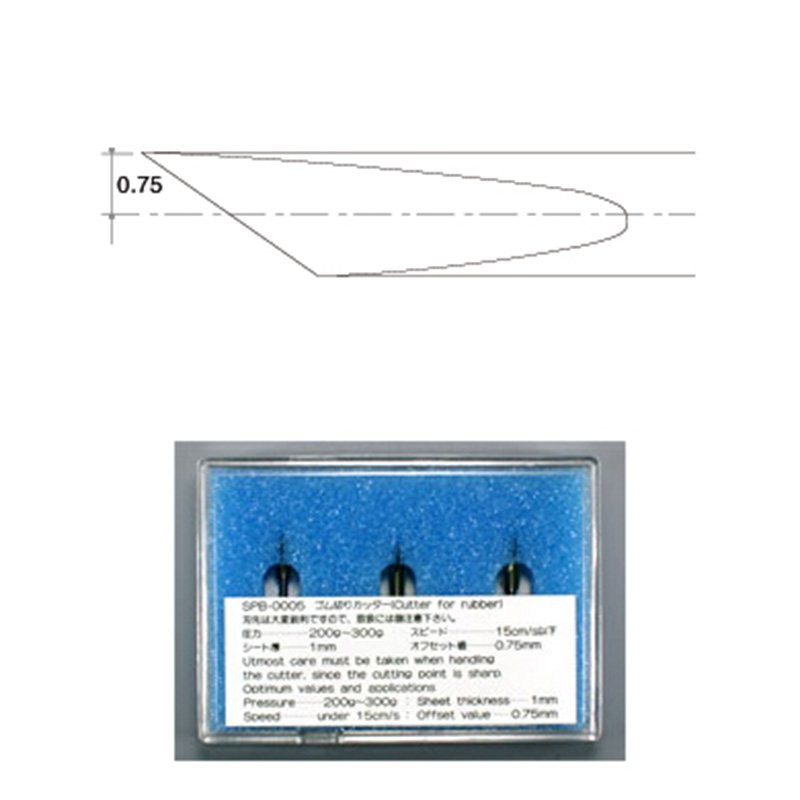 ミマキエンジニアリング 替刃 Mimaki 偏芯替刃予防医学腰掛け用 SPB-0005 (3本入り口・入口) 貼り出し カッティングプロッター 切り立てる器械