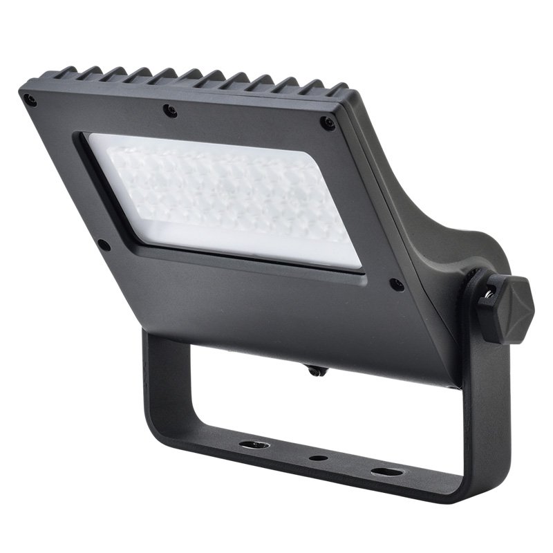 呼びもの照明装置 戸外 LED 呼びもの灯 外照式 ビューフラッド VF40 狭角 黒いこと 白いこと5000K VF40NR-B ニッケンハードウェア 呼びもの バス発着場 花・ガーデン・DIY-その他