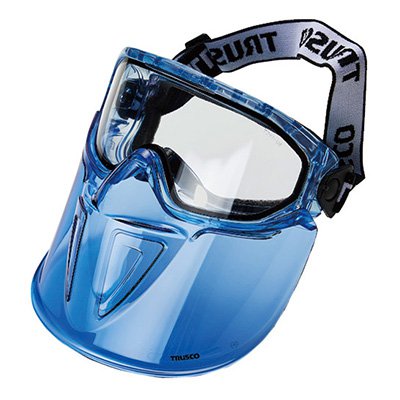 トラスコ TRUSCO オレンジブック 業務用 保護メガネ ゴーグル バイザー付 TSG-83M 365-8562