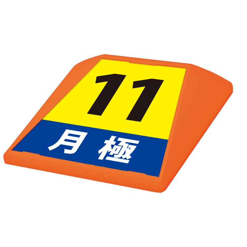 駐車場 看板 路面表示 路面標識 タートイズ オレンジ 表示面セット G-GT-001-O_016 月極_11