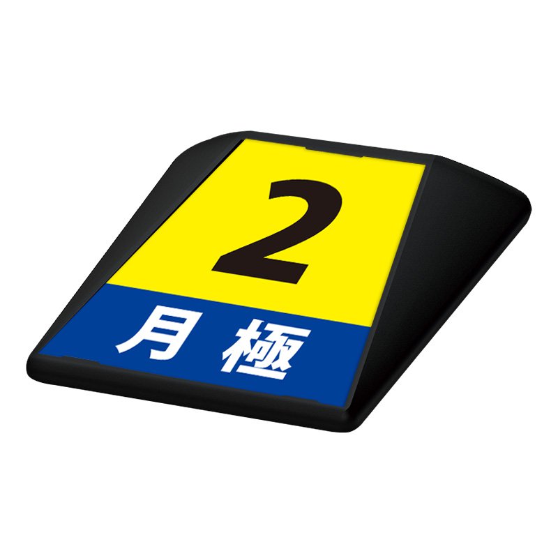 駐車場 看板 路面表示 路面標識 タートイズ ブラック 表示面セット G-GT-001-K_007 月極_2