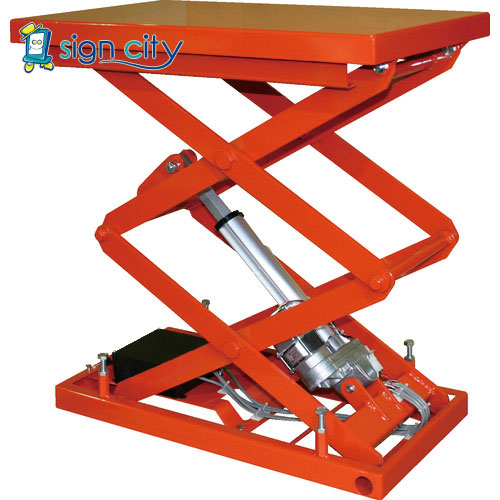 トラスコ TRUSCO テーブルリフト100kg 電動Bねじ式 DC24Vバッテリー専用 520×850 HDL-W1058R-D2 160-5427
