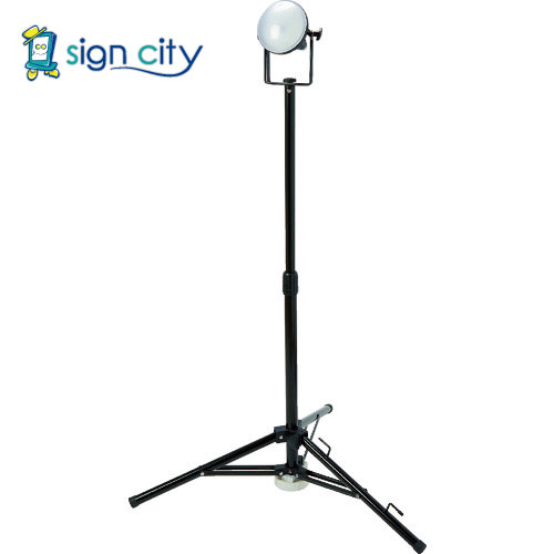 トラスコ中山 TRUSCO オレンジブック LED投光器 DELKURO 三脚タイプ 1灯 20W 10m RTLE-210-SK 114-5836