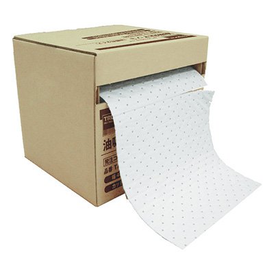 トラスコ TRUSCO オレンジブック 業務用 清掃用具 油吸収シート 油専用 TASD-403 409-7548
