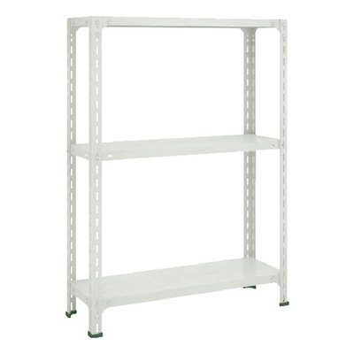 トラスコ TRUSCO スチールラック 軽量棚開放型 1200×450×1200 天地3段 ネオグレー 44X-13 510-8233