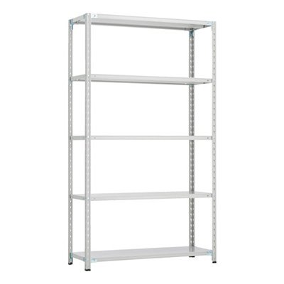 トラスコ TRUSCO CB型セミボルトレス軽量棚 900×300×H21005段 WG色 CB-7335-WG 254-7160