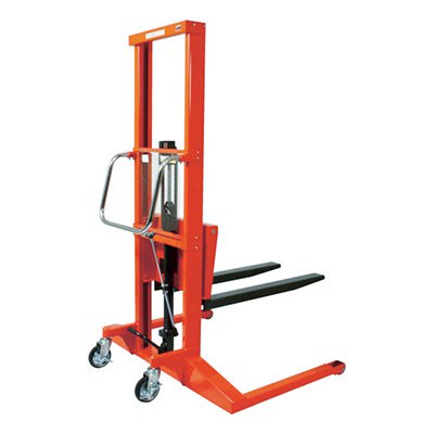 トラスコ TRUSCO コゾウリフター 足踏み油圧式 400kg フォーク高さ900mm 幅広タイプ BEA-H400-9W 256-7170