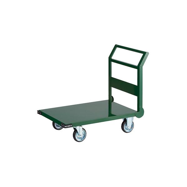 トラスコ TRUSCO オレンジブック 業務用 鋼鉄製運搬車 固定ハンドルタイプ SH-2LN(GN) 337-2472