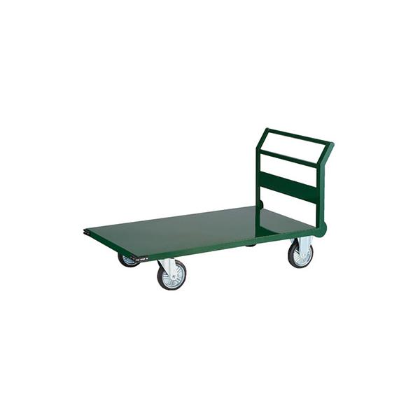 トラスコ TRUSCO オレンジブック 業務用 鋼鉄製運搬車 固定ハンドルタイプ SH-1LN(GN) 337-2499｜看板のサインシティ　店 42,257円