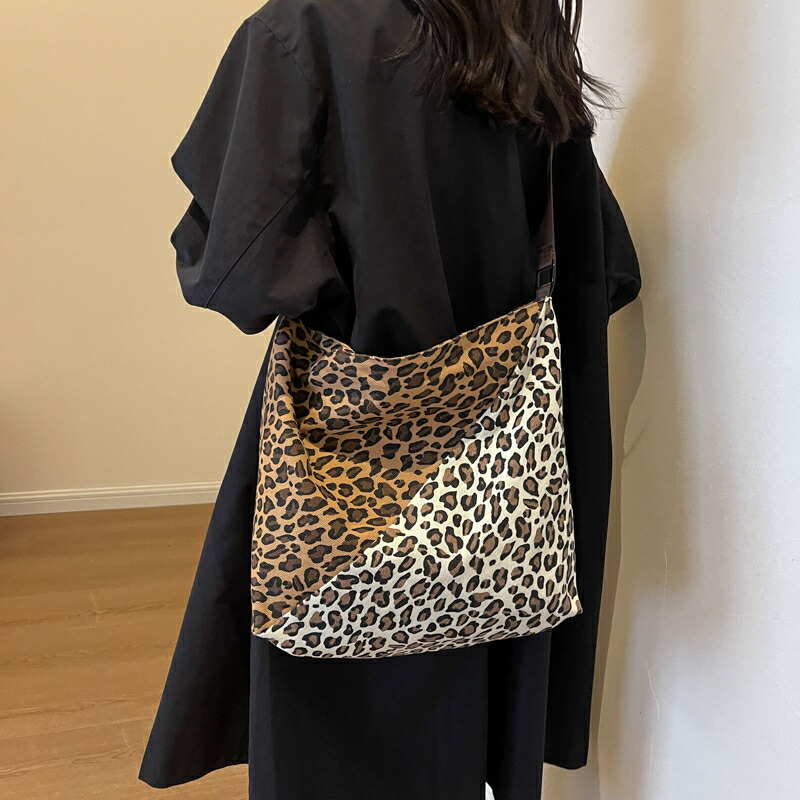楽天市場】ショルダーバッグ ヒョウ柄 ショルダーバッグ バッグ