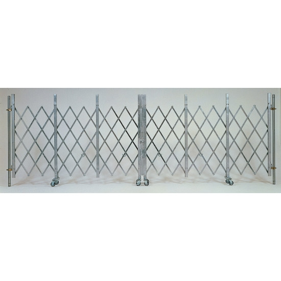 ライトゲートクロス (仮設用ゲート) 仕様:片開き 2×5.4m (391-311) 安全用品・工事看板 保安用品・工事用品 工事用ガードフェンス・安全柵