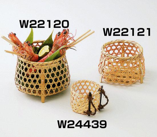 楽天市場】竹篭しょいこ付(W24439) 竹籠（竹かご） 料理かご