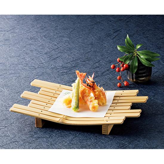 天ぷら　籠　皿　５４枚セット 天ぷら 籠 皿 54枚セット 竹・天ぷら盛皿 クリアー （ステンレス目皿