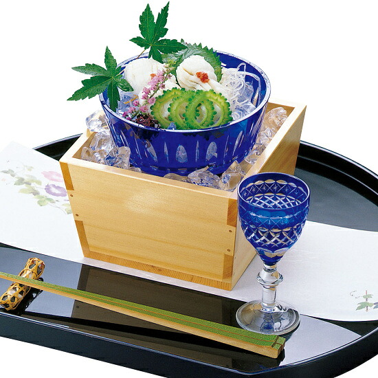 木曽檜・つるべ 大(W27407) 料理箱・皿 敷皿・盛皿