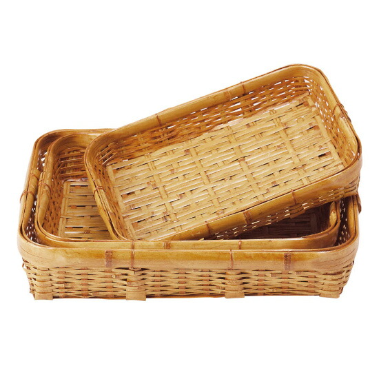 たらしザル 小(W42177) 店舗什器・店舗備品 ざる・竹かご