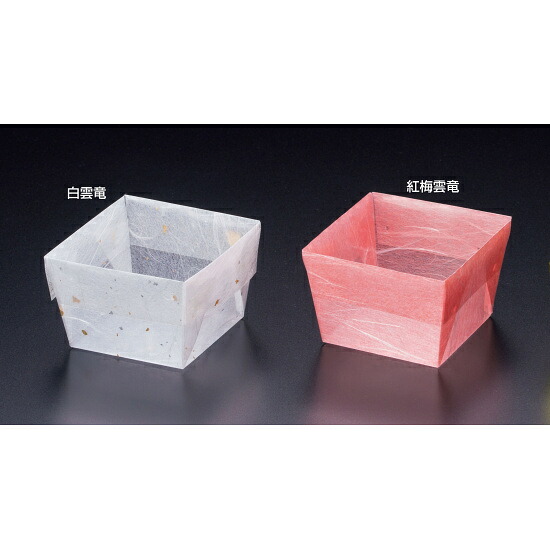 OP珍味小箱(200枚入) 62角 紅梅雲竜(W66654) 敷紙・掛紙 紙皿 12,246円