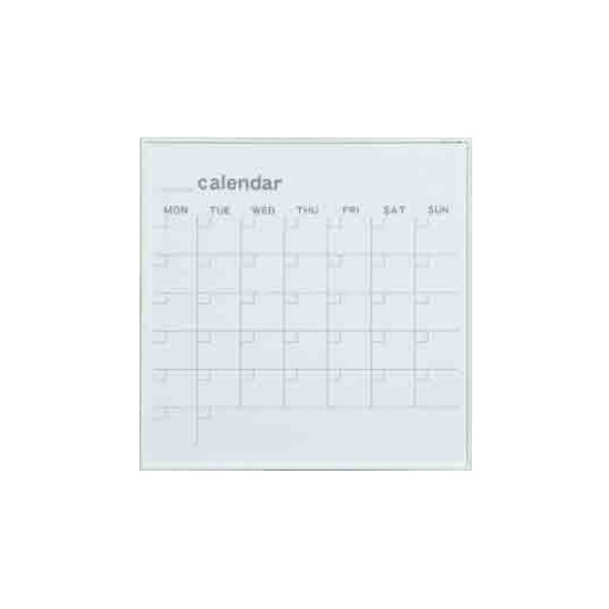 ホワイトボード MRシリーズ (壁掛) カレンダー MR22W 板面寸法 W610&times;H610 (MR22W) 店舗用品 バックヤード備品 予定表ホワイトボード ※法人様限定（個人宅配送不可）｜サインモール　店