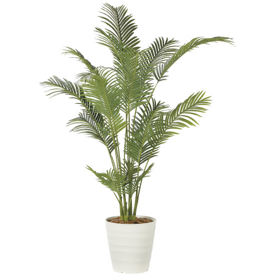 光触媒 人工観葉草木 造花 フレッシュパ―ム1.8 (高さ180糎) (2210P450) バス発着場設備 光触媒 人工観葉草木・造花・フェイクグリーン 立ち会い場(鉢型)用人工観葉草木 165糎以上