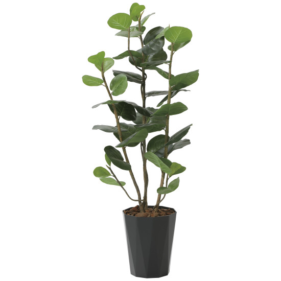 光触媒 人工観葉植物 造花 シーグレープDX1.25 (高さ125cm) (2243R250) 店舗用品 光触媒 人工観葉植物・造花・フェイクグリーン フロア(鉢型)用人工観葉植物 125～160cm｜サインモール　店
