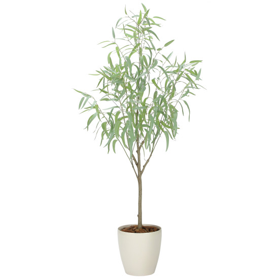 光触媒 人工観葉草木 造花 フレッシュシルバーユーカリ1.7 (高さ170糎) (2330A500) バス発着場設備 光触媒 人工観葉草木・造花・フェイクグリーン 立ち会い場(鉢型)用人工観葉草木 165糎以上