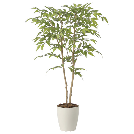 光触媒 人工観葉植物 造花 ソヨゴ1.0 (高さ100cm) (2418A190) 店舗用品 光触媒 人工観葉植物・造花・フェイクグリーン フロア(鉢型)用人工観葉植物 125cm未満