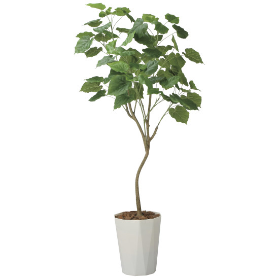 光触媒 人工観葉草木 造花 インテリアウンベラータ1.75 (高さ175糎) (2718A580) バス発着場設備 光触媒 人工観葉草木・造花・フェイクグリーン 立ち会い場(鉢型)用人工観葉草木 165糎以上