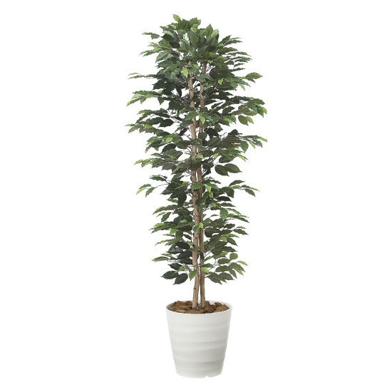 光触媒 人工観葉植物 造花 ベンジャミンスリム 1.8 (高さ180cm) (357R340) 店舗用品 光触媒 人工観葉植物・造花・フェイクグリーン フロア(鉢型)用人工観葉植物 165cm以上|サインモール 店