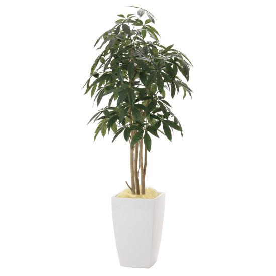アーバンパキラ1.8 (造花) 高さ180cm 光触媒 (941A600)(店舗用品 光触媒 人工観葉植物・造花・フェイクグリーン フロア(鉢型)用 165cm以上)