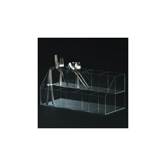 小物ボックス(長物用) 4列3段 店舗用品 演出・ディスプレイ什器用品 ステージ・ひな壇・アクリルディスプレイ