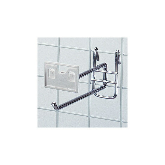 【楽天市場】ネット用2段フック φ6mm L150 (バラ1本) 店舗用品 店舗・陳列什器 ネット什器 ネット什器用フック：サインモール 楽天市場店