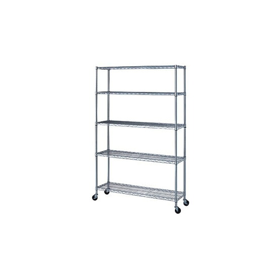 ワイヤーラック H1890 5段(D350) W907 店舗用品 店舗・陳列什器 業務用ワイヤーラック・スチールラック
