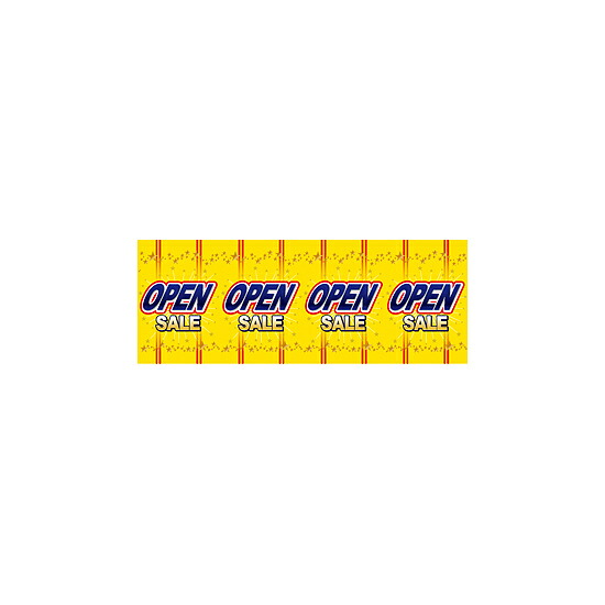 ロール幕 (3856) OPEN SALE H900×W7800mm 販促用品 店内ポップ|サインモール 店