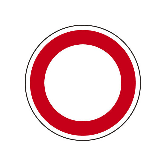 道路標識 (構内用) 最高速度 アルミ 600φ (894-18A) 安全用品・工事看板 交通標識・路面標示