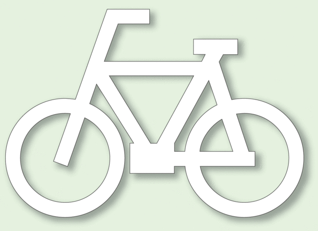 楽天市場 送料無料 道路表示シート 自転車マーク 合成ゴム 700 1000 安全用品 標識 路面標識 道路標識 路面表示用品 路面表示デザイン サインモール 楽天市場店