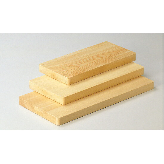 木曽桧まな板(一枚板) 約48×24糎【受注生み出すこと品】(W05211) 膳立て御先棒 まな板・抜き板・ネタ入れもの