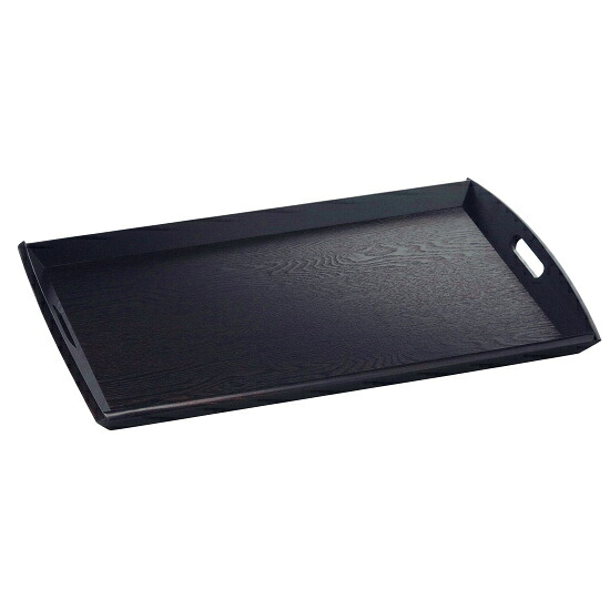 新型脇取盆 黒 大(W17198) 卓上用品 膳・盆